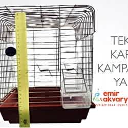 EMİR KUŞ KAFESİ - KAMPANYA TEK KAPI ÇEKMECESİZ - 12 Lİ KOLİ