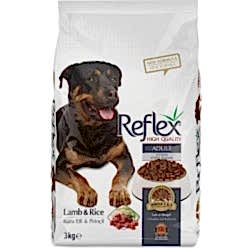 REFLEX YETİŞKİN KÖPEK MAMASI - KUZU ETLİ PİRİNÇLİ 3 KG.